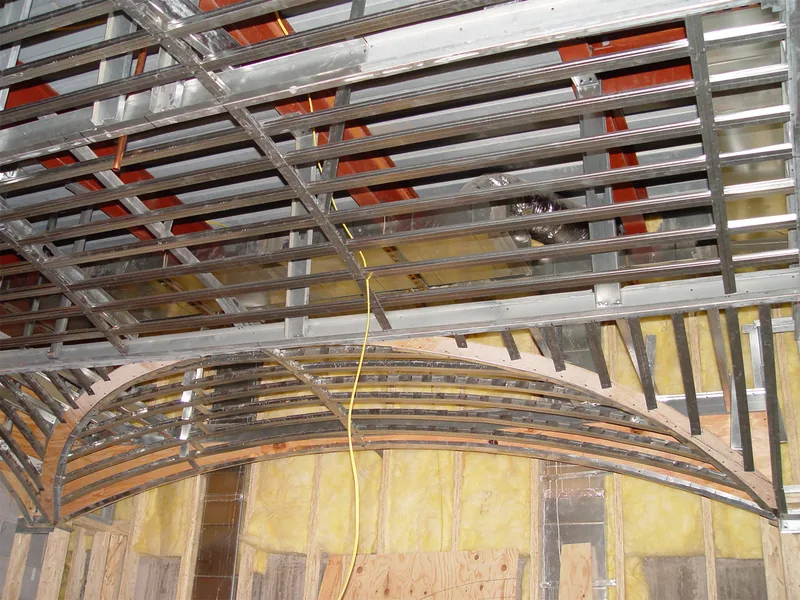 Metal stud framing